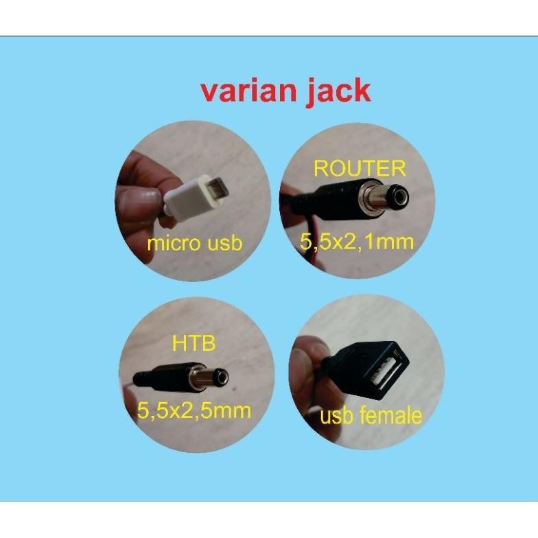 SPECIAL ups mini plus batrai include adaptor out 5v, 9v, 12v, 19v, 24v jk-54
