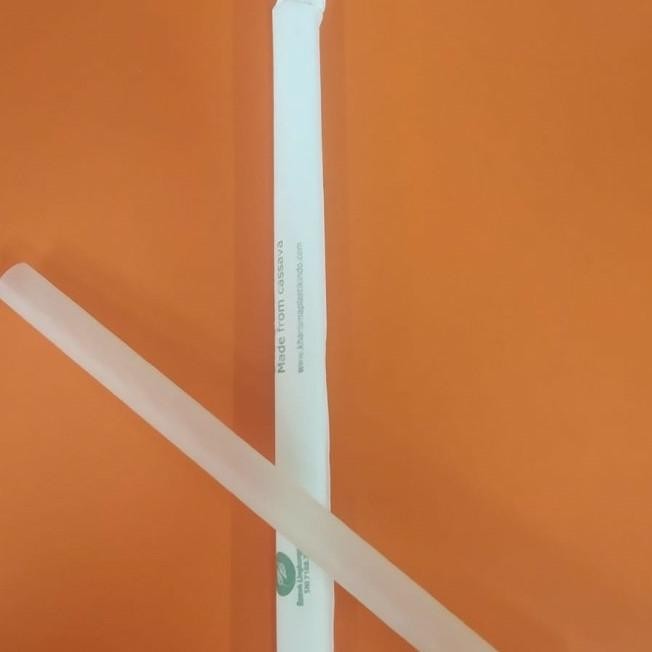 Pla Straw - Cassava Straw - Sedotan Boba - Eco Friendly - Isi 50 Pcs