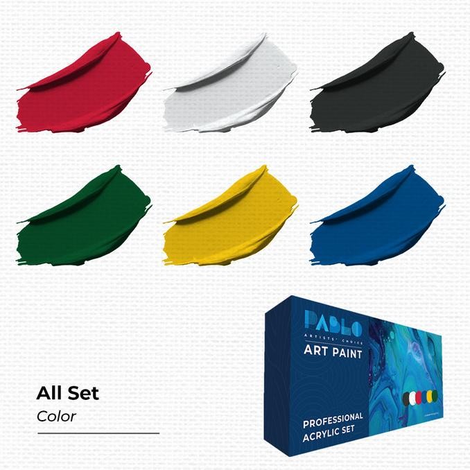 

Pablo Art Paint Cat Lukis Akrilik Profesional - 1 Set Box