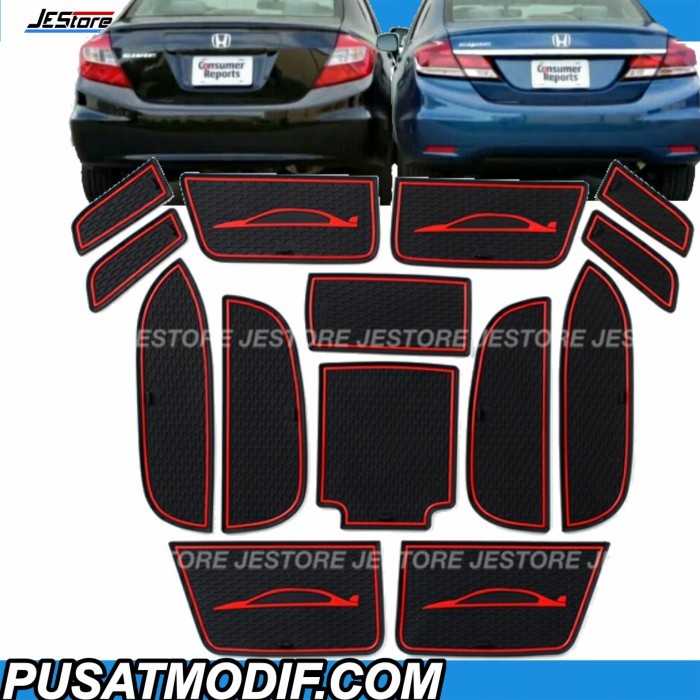 CIVIC FB 9TH GEN ANTI SLIP SILICON MAT HONDA CIVIC FB MAT CIVIC FB 9TH