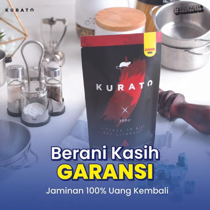 Pembasmi Tikus Penumpas Hama Racun Tikus Kurato Paling Ampuh 200G Ori