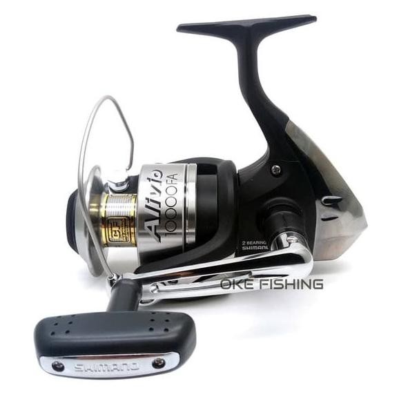 Gulungan Pancing Rill Rel Rell Shimano Alivio 10000Fa Katrol Senar