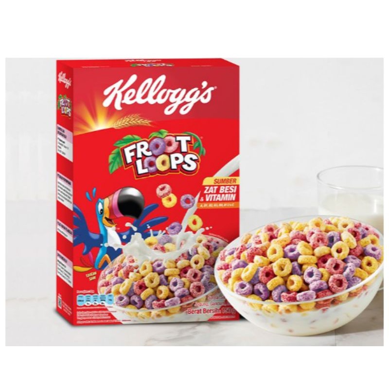 

(Desty Shop)sereal anak Kellogg's Froot Loops 150gr