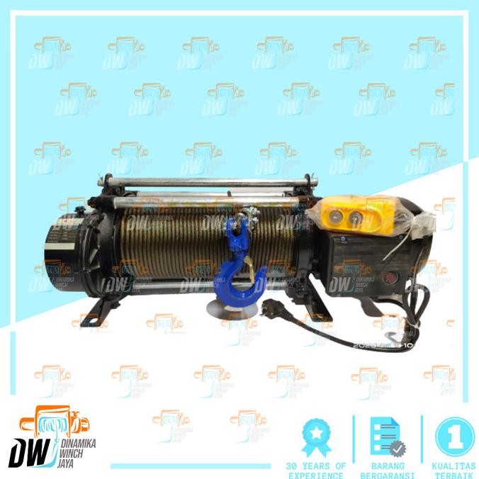 New | Electric Hoist | Wire Hoist | Katrol Elektrik Kph 2000 Kg 100M