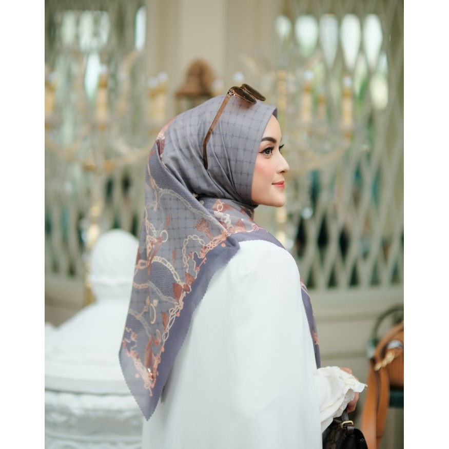 Adeola Scarf - Elaine Series - Ash Violet