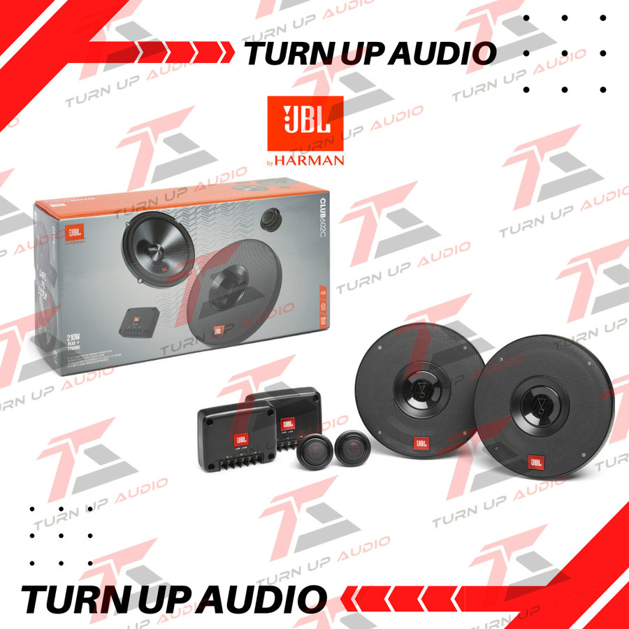 Speaker Split 2-Way JBL CLUB 602C 6.5 Inch Mid Bass + Tweeter + CROSSOVER ORIGINAL JBL speaker pintu