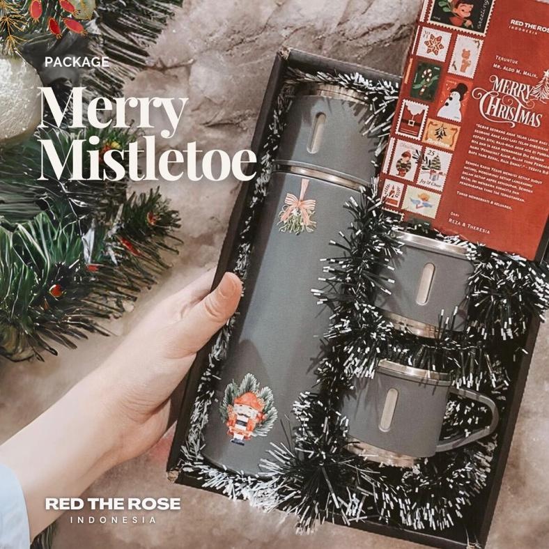 

COD Merry Mistletoe - Christmas Gift | Hampers Natal | Hampers Xmas Tumbler | Xmas Package Kado Natal lea