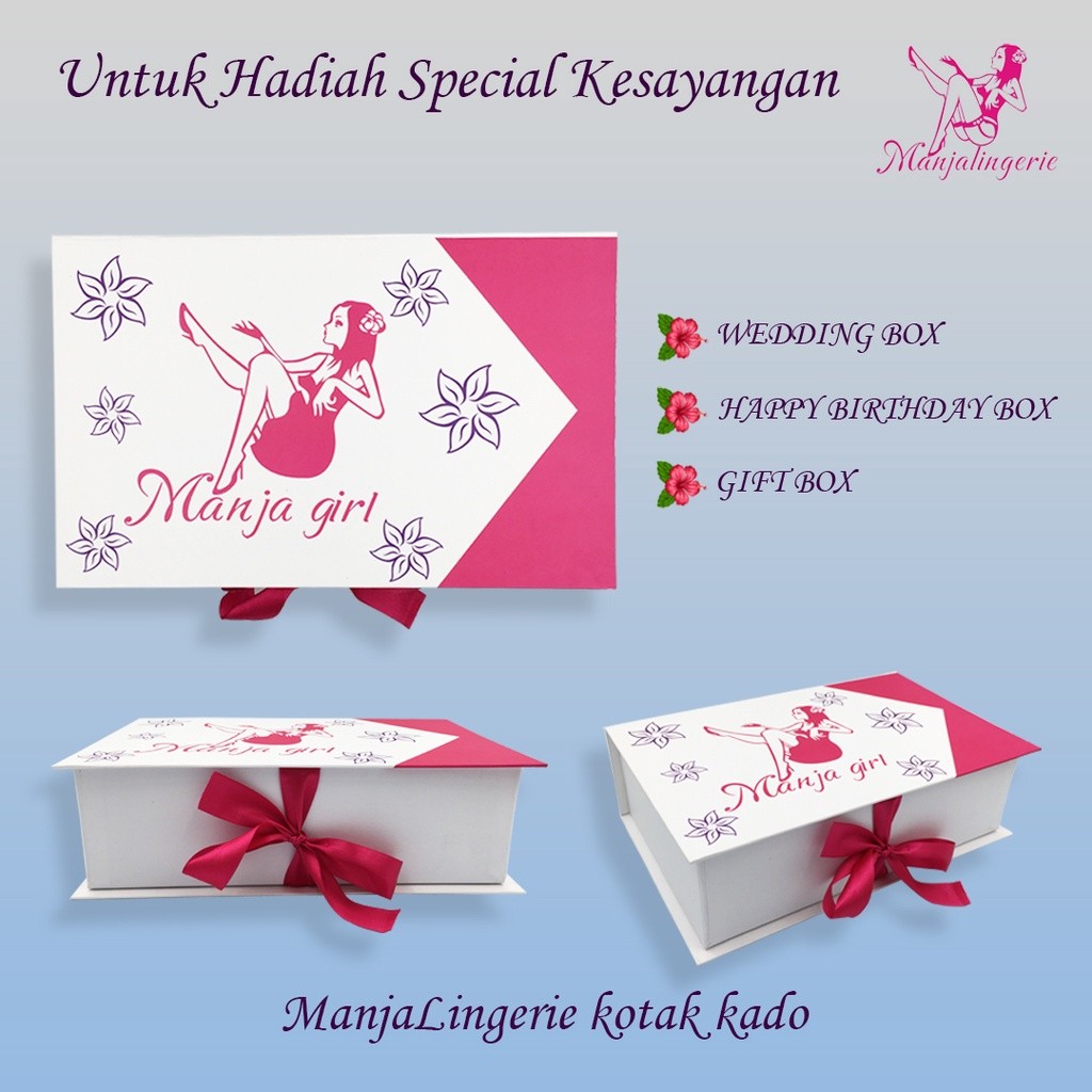 

MURAH MANJALINGERIE - KOTAK KADO/WEDDING BOX/ GIFT BOX/ SPESIAL KESAYANGAN/NEW PRODUK PREMIUM