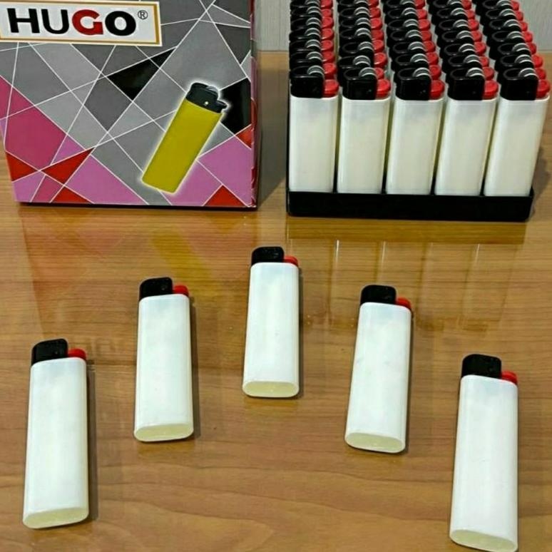 Korek api roda putih polos mirip cricket / korek api roda putih hugo / korek api / pemantik