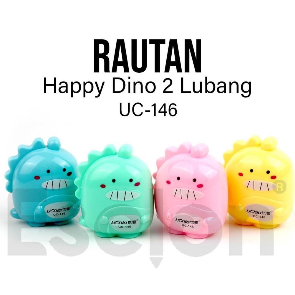 

1buah Rautan DINO UC-146 / Rautan 2 Lubang Happy Dino