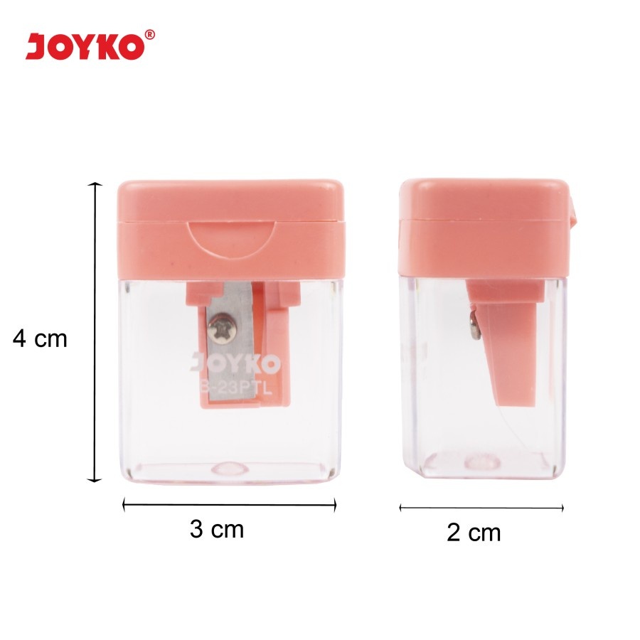 

Sharpener / Rautan / Serutan Pensil Joyko B-23PTL / Warna Pastel
