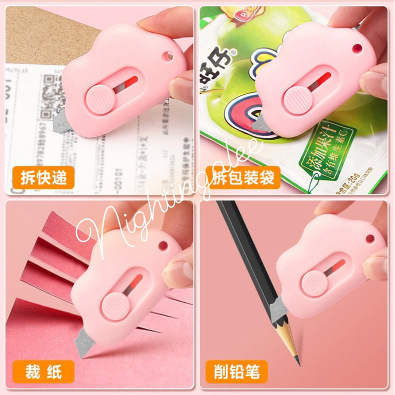 

Cutter Mini Viral Motif Lucu Pisau Cutter Kecil Papper Cut