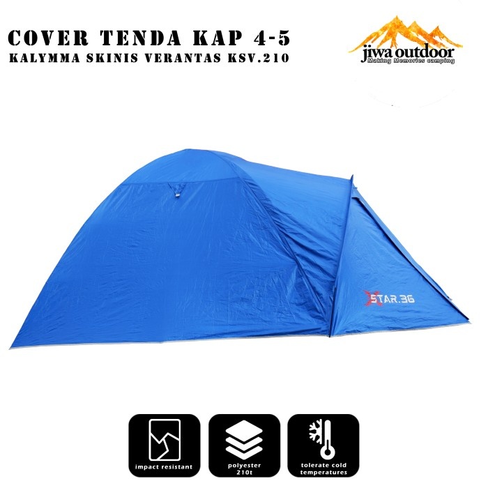 PROMO cover tenda teras camping layer tenda 4-5 person outer pelindung wp