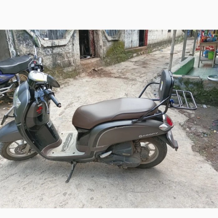 TERBARU sandaran motor jok belakang scoopy
