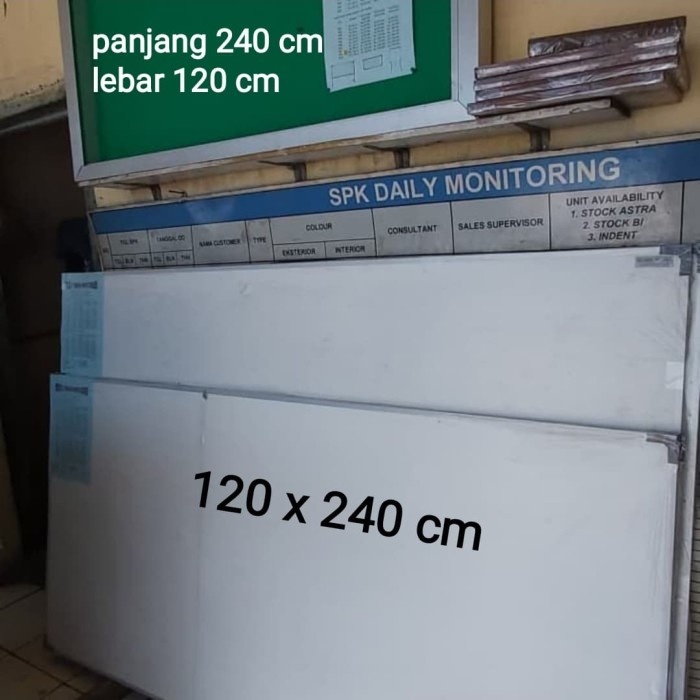 

PROMO! papan tulis gantung besar 120 x 240 cm