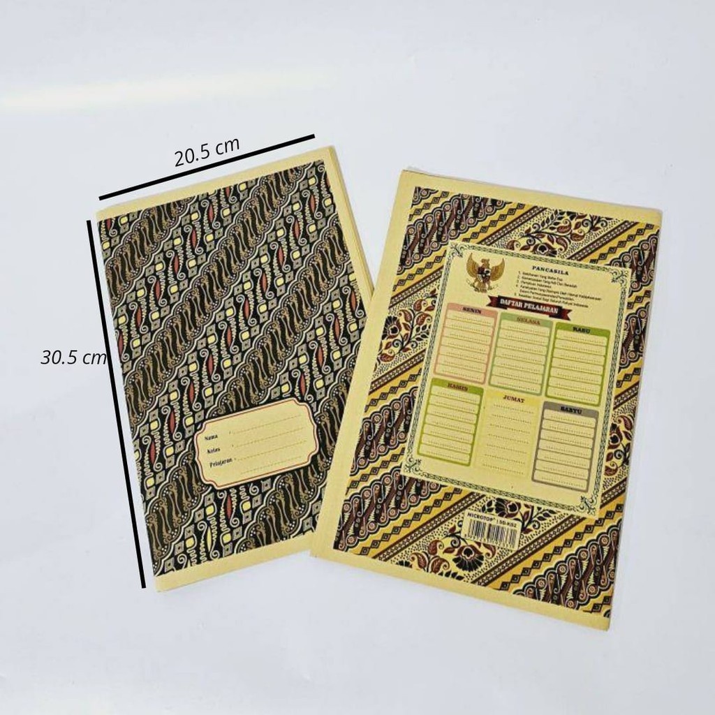 

GG Sampul Buku Kraft Samson Batik Boxy(20lb) BigBoss/Sampul Buku Sekolah/Sampul Coklat