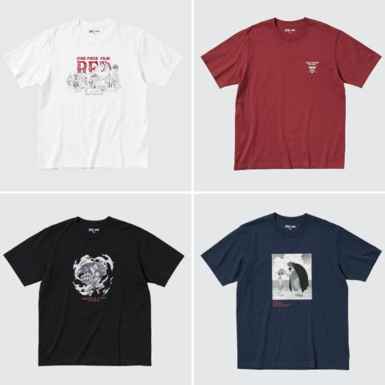 Kaos Uniqlo X One Piece Red Film