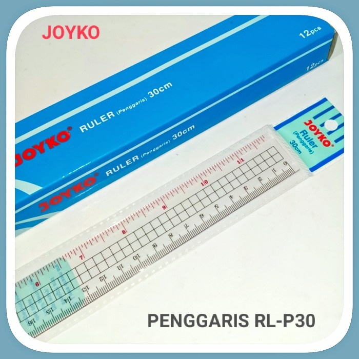 

PENGGARIS JOYKO PLASTIK RL-P30 RULER 30 CM KUAT GROSIR MURAH SEKOLAH ORI 30CM RLP30 RLP PERLENGKAPAN