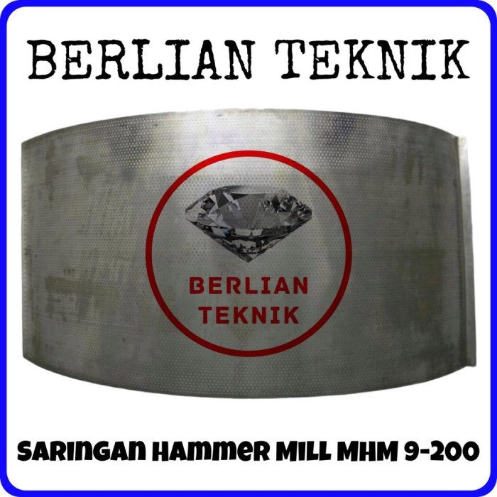Saringan Gilingan Tepung Hammer Mill Penepung Mahkota MHM 9-200