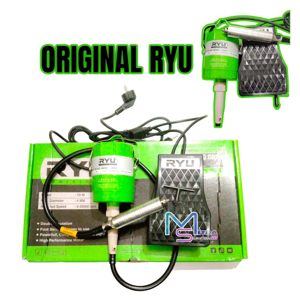 READY RYU HANGING DRILL 4MM / BOR GANTUNG Mesin Gerinda Tuner Botol Bor Tuner / Alat Mesin Porting
