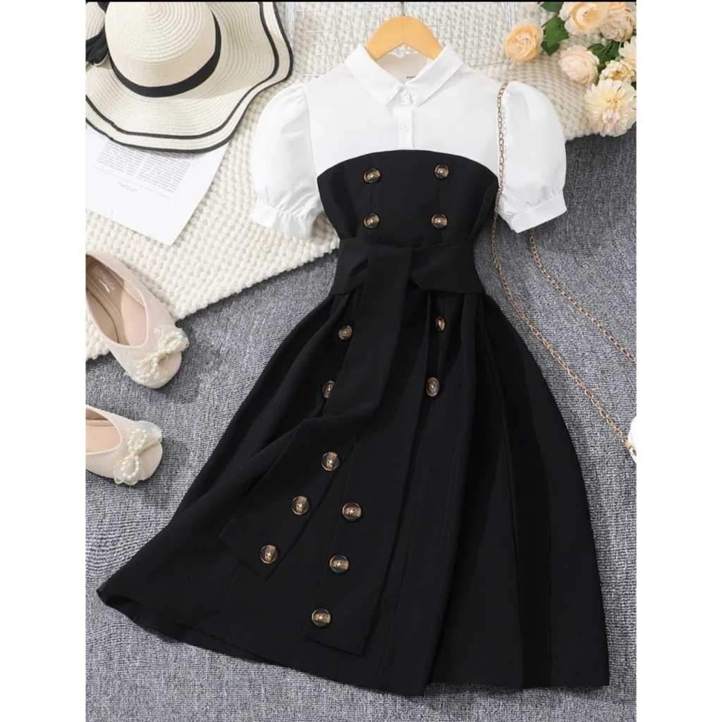 Dress Anak Perempuan 3 4 5 6 Tahun Prinses Gaun Ultah Kids Drues Gaon Natal Baju Pesta Umur 9 12 Thn