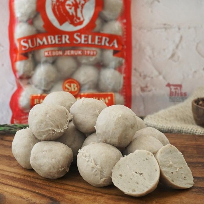 

Bakso Sapi SB Premium Sumber Selera / Baso Sapi SB 25pcs 325gr BS01