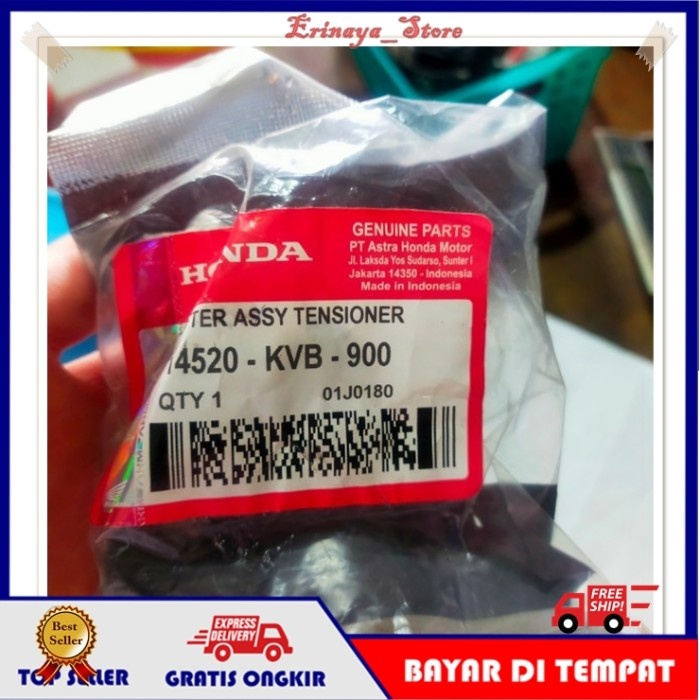 ORIGINAL TONJOKAN RANTAI KETENG TENSIONER BEAT 110 VARIO KVY KARBU ORI