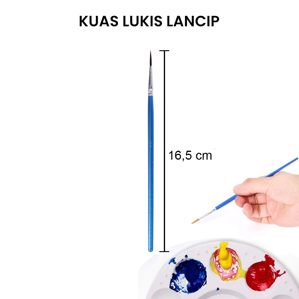 

Kuas Lukis Cat Air Minyak Kanvas Paintbrush Painting Brush Canvas Art Acrylic Akrilik Palet Bahan