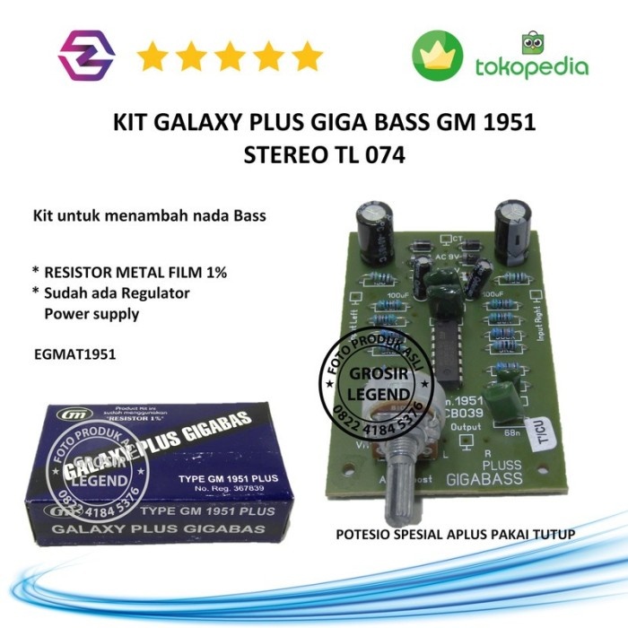 KIT GALAXY PLUS GIGA BASS STEREO GM 1951
