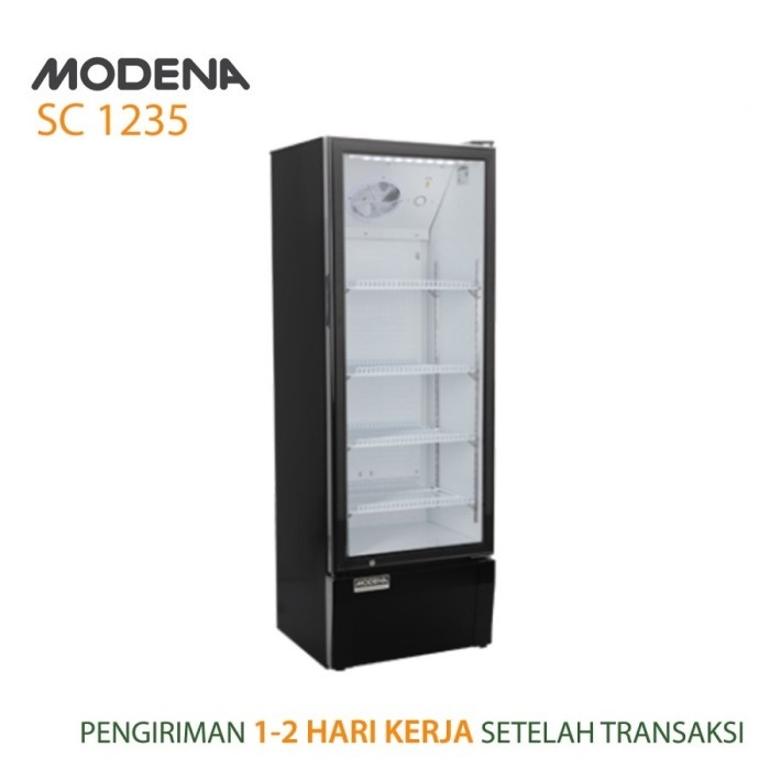MODENA SC1235 SHOWCASE CHILER 4 RAK KULKAS MINUM SC-1235 NO FROST