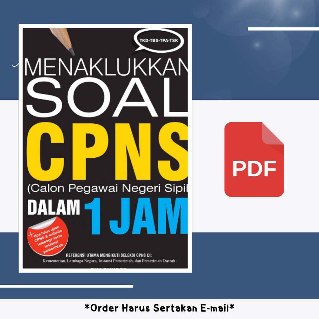 

1423. Menaklukkan Soal CPNS dalam 1 Jam