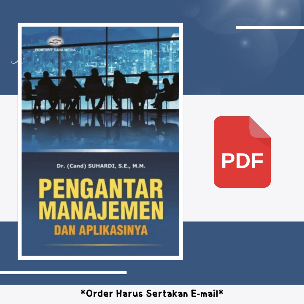 

1682. Pengantar Manajemen dan Aplikasinya (Dr (Cand)