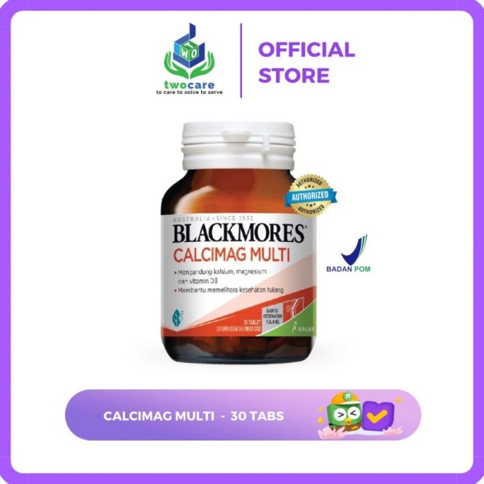 Promo Blackmores Calcimag Multi Bpom Kalbe (Kalsium Obat Tulang )- 60 Tablet