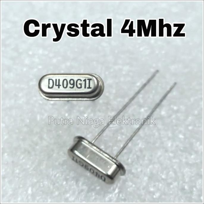 Terbaru Xtal oscillator mini 4Mhz Kristal 4.000 Crystal 4 Mhz putr4n Berkualitas