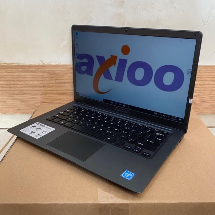 LAPTOP AXIOO MYBOOK 14+S, SERI BARU, SUPER SLIM, LENGKAP, GREY