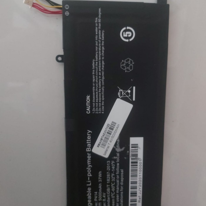 BATTERY AXIOO MYBOOK PRO P414 BARU