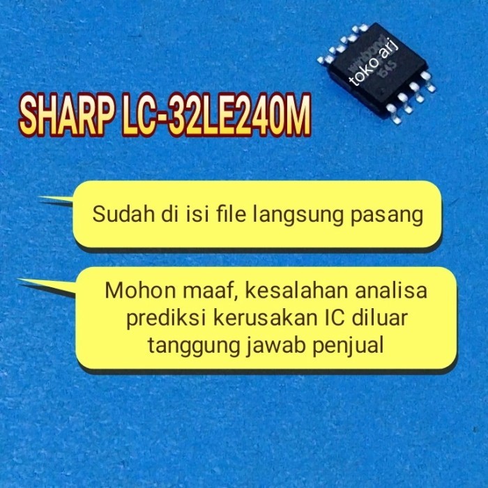 IC EPROM MEMORY SHARP LC-32LE240M