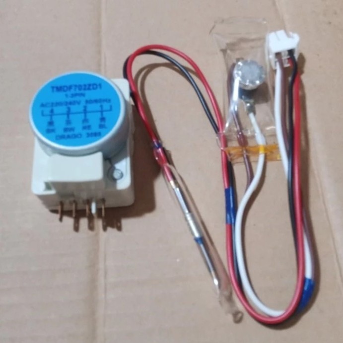 TIMER DEFROST BIMETAL FUSE KULKAS AQUA 2 PINTU 1 SET