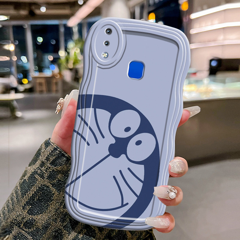 Casing Hp Untuk VIVO Y91 Y91i Y93 Y95 Case Casing lembut Cesing Silikon Softcase baru pola Doraemon 