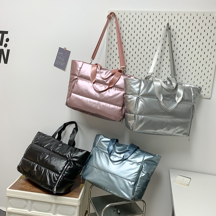 Puffy Bag Puff Bag Tas Wanita Besar Gym Waterproof Sport Bag Import
