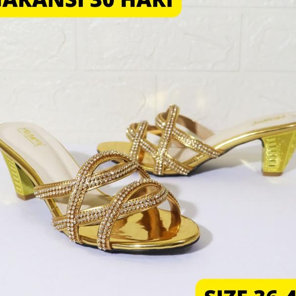 Sepatu Sandals Wanita Heels Size 41 42 Hak Tinggi Pesta Big Size Jumbo