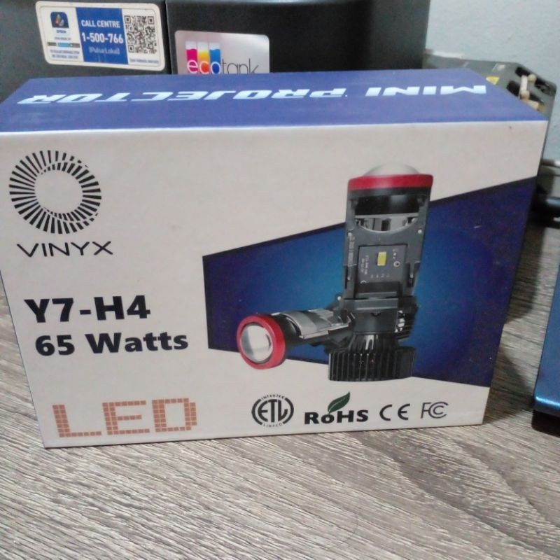 BEST SELLER- Lampu utama LED VINYX V9 PRO 45Watt H4 mini biled