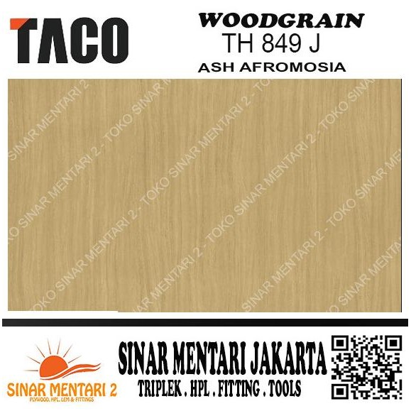 Taco Hpl Woodgrain Th 849 J Ash Afromosia