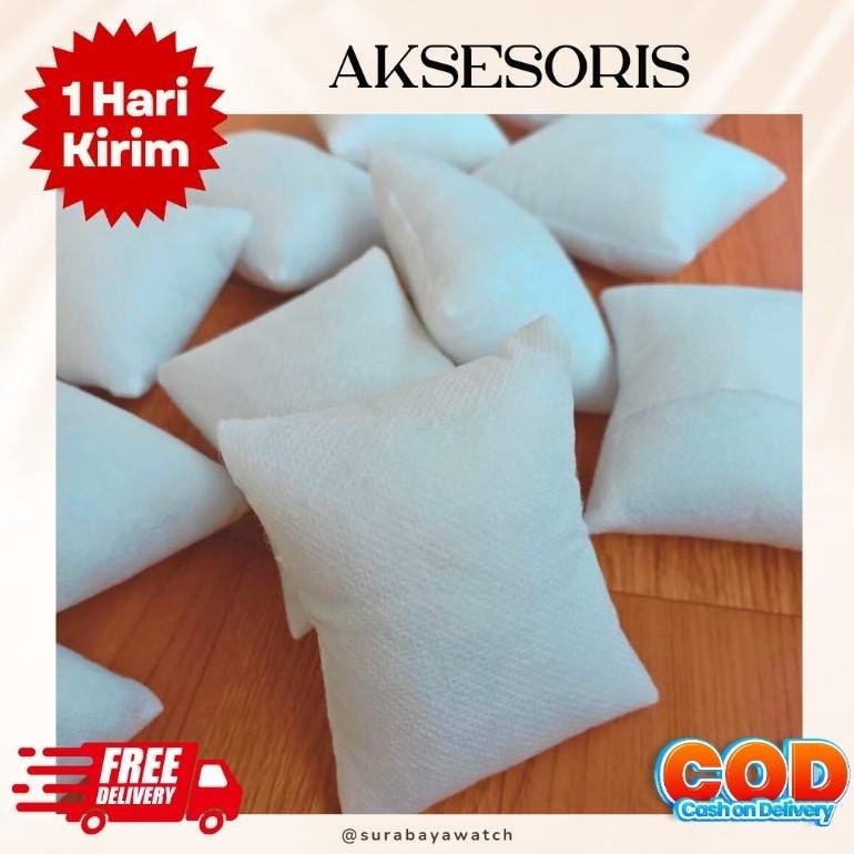 (COD) Bantal Jam tangan dan gelang aksesoris murah ready stok I Bantal Jam dakron I bantalan jam