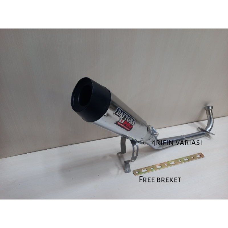 KNALPOT RACING DAYTONA FULL SYTEM BEAT KARBU BEAT DELUXE BEAT PGM FI OLD SPACY.