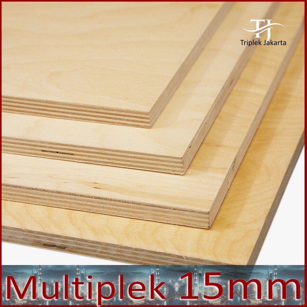Multiplek 15 mm 20x20 cm | Triplek 15mm 20x20 cm | Palem Grade A