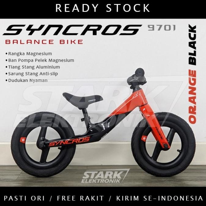 Balance Bike PACIFIC SYNCROS PC 9701 Push Bike Sepeda Anak Pacific TKY