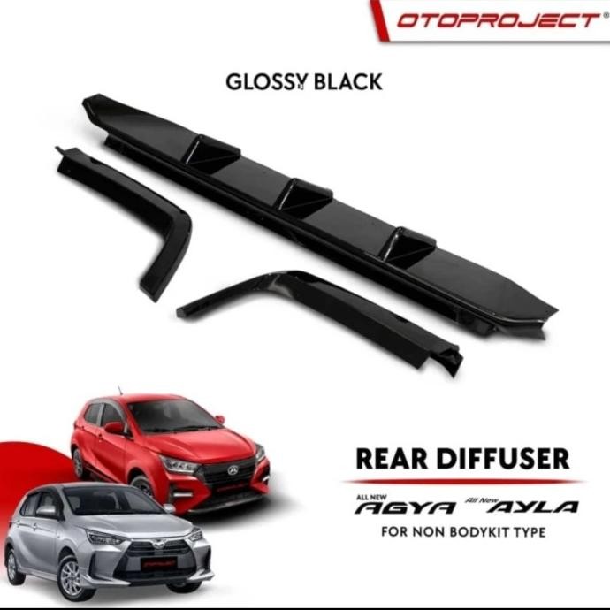 Rear Diffuser Bumper Belakang All New Agya  2023 Otoproject