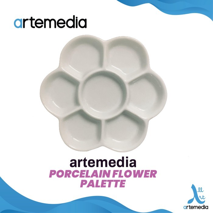 

Seka - Palet Lukis Artemedia Flower Porcelain Palette
