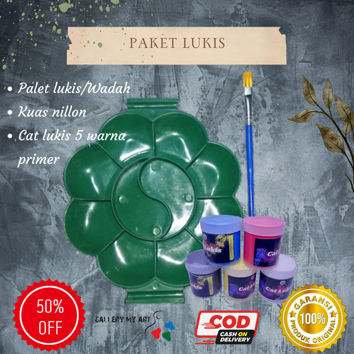 

Seka - Paket Hemat Alat Lukis Alat Lukis Gypsum Anak Palet Lukis Cat Lu